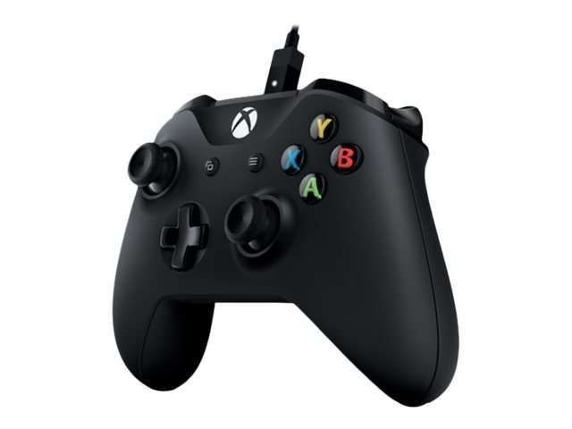 Gamepad Microsoft Xbox One Wireless Controller Black cablu USB nou
