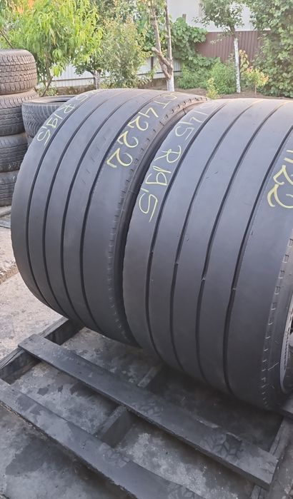 2 Anvelope Semiremorca Evergreen  445/45 R19.5 DOT4222.
