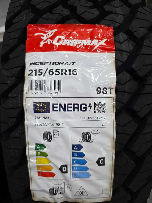 Нови всесезонни гуми All Terrain - 215 65 16 - Gripmax