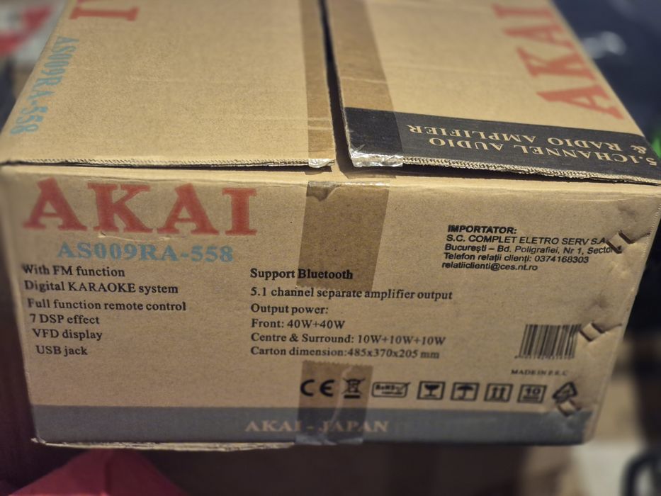 Vând SET complet AKAI/ JBL- in stare Bună!