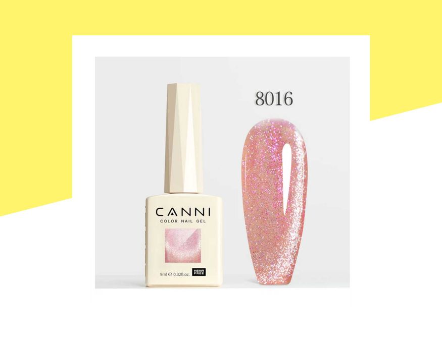 Професионален хипоалергенен гел лак котешко око серия CANNI – 9 мл.