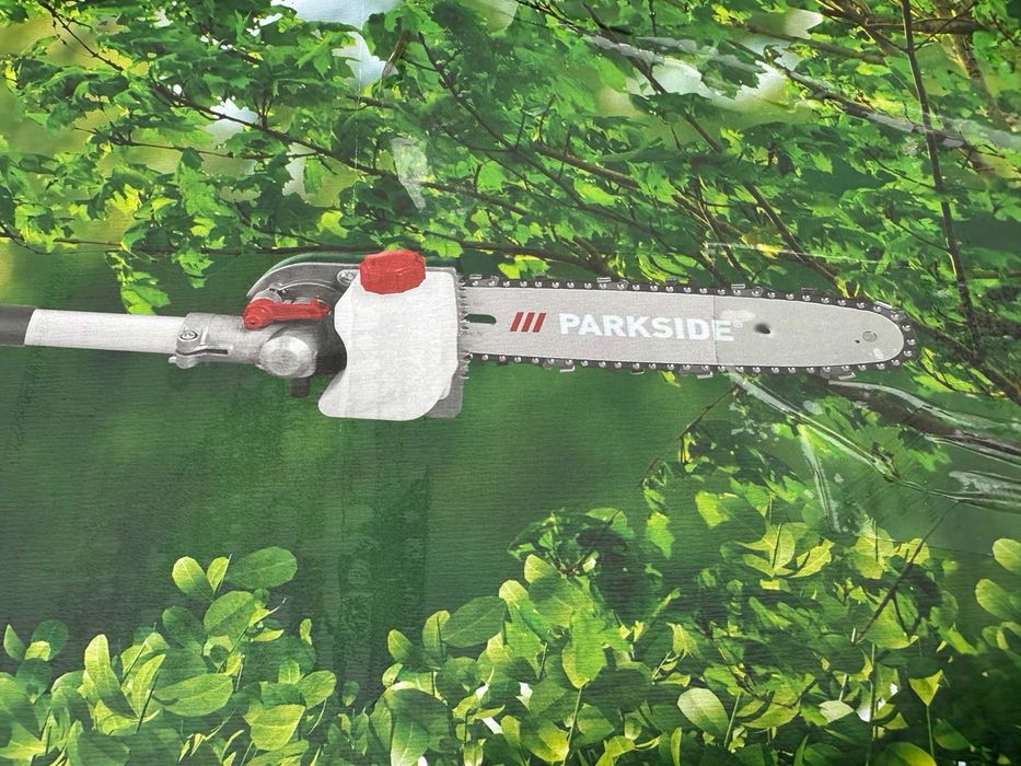 Parkside 2в1 телескопичен храсторез и трион