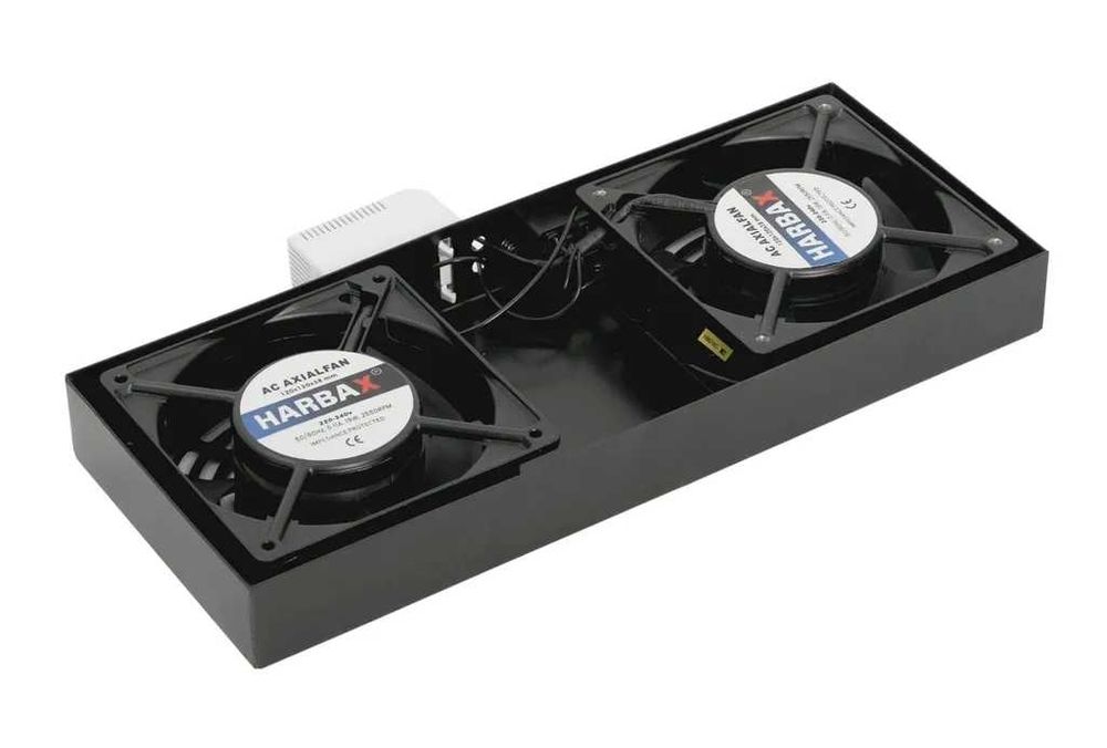 Вентиляторная панель Pixietech для настенных шкафов, 2 вентилятора