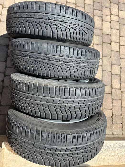 Urgent! Jante otel+anv iarna+capace Audi Q3 Tiguan 2 Kodiaq 215 65 17