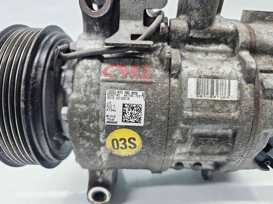 Compresor clima  AUDI Q5 (8RB) [ Fabr 2008-2016] 8T0260805F 2.0 TDI CG