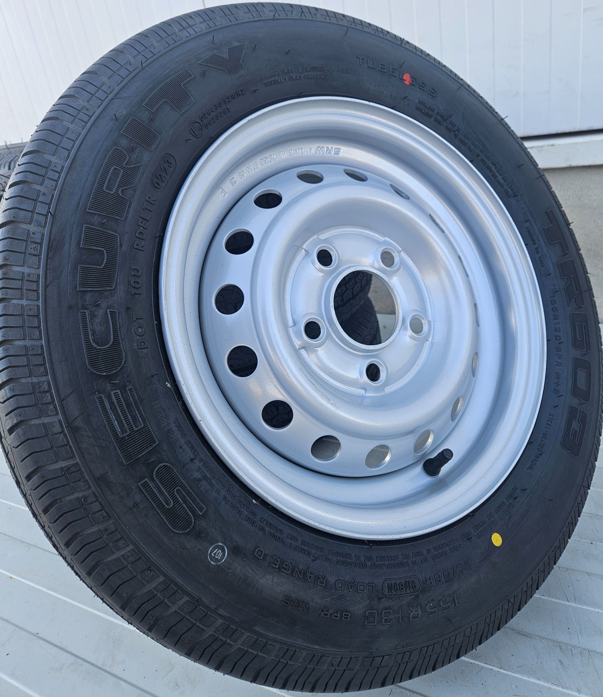 Roata completa remorca 155 R13C Anvelopa SECURITY M+S pe Janta 4.5Jx13