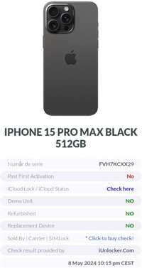 Iphone 15 pro max 512gb