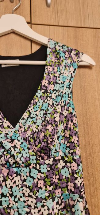 Цветна ефирна рокля 36 размер