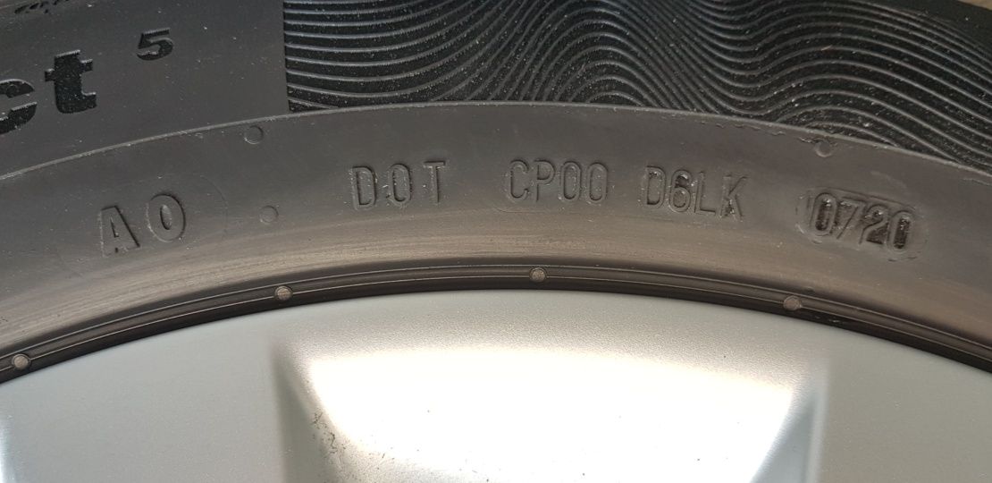 Jante Audi A6 (4G) A4 (8W) 225 55 R17 Continental DOT 2020