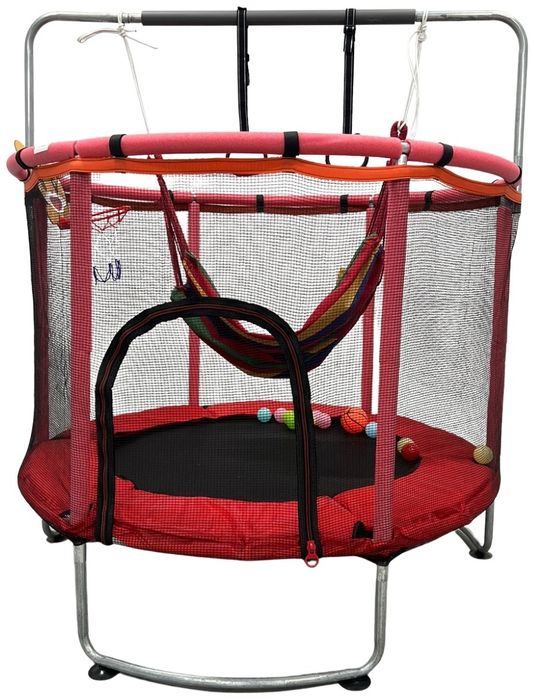 Батут, баскетбольное кольцо, игровой центр