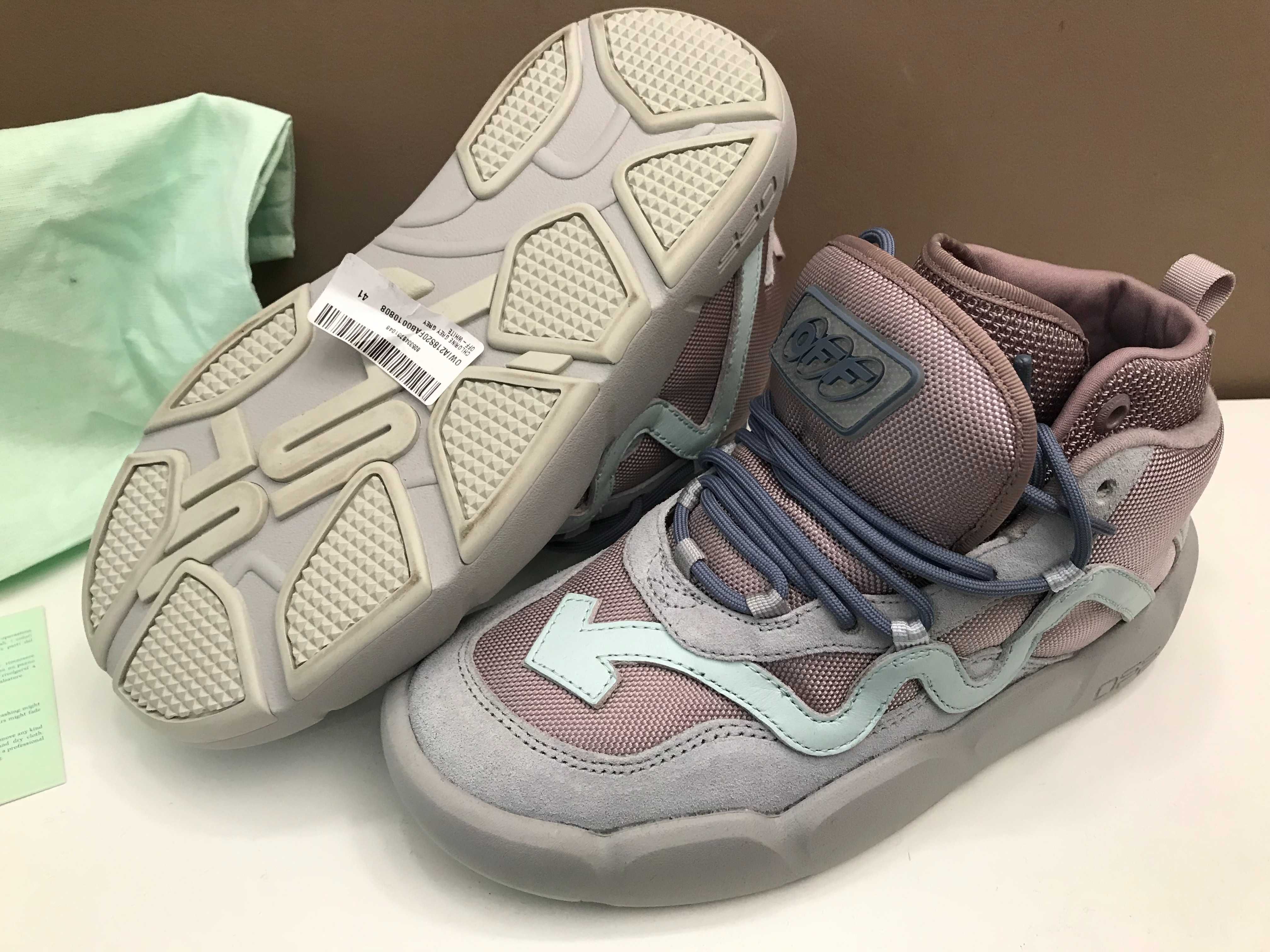 Off-White ghete sneakers 41, originali, full box, retail 625 euro