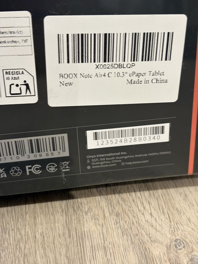 Tableta E-Ink Boox AIR 4 Color, sigilata, transport inclus