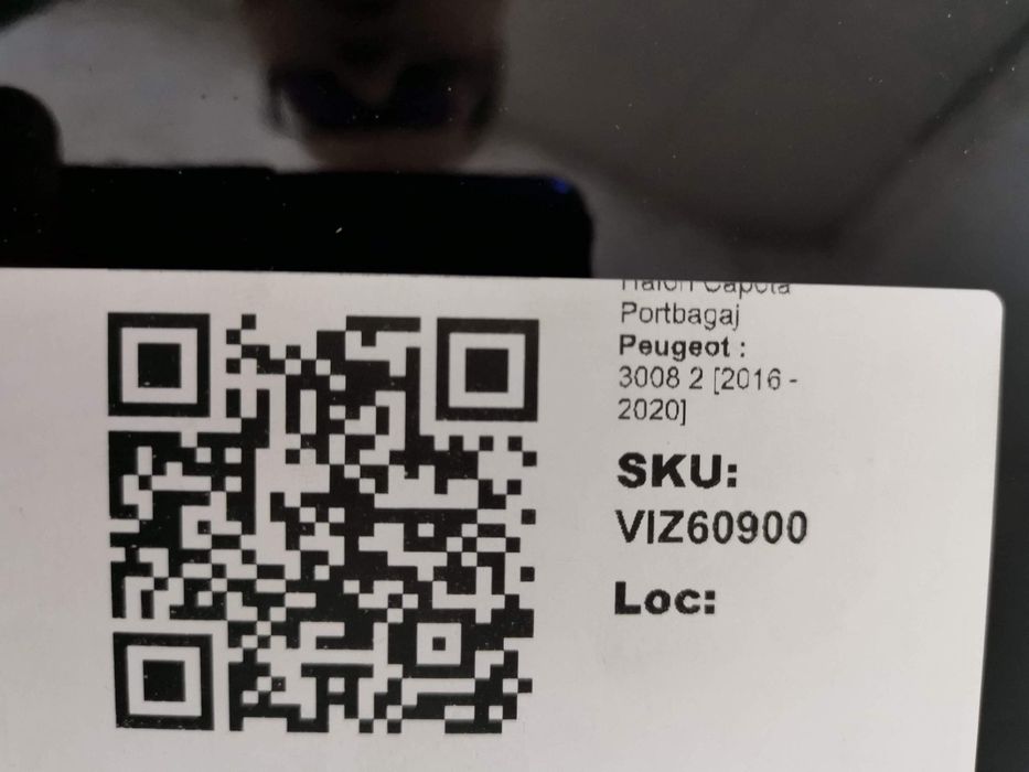 Задно стъкло Капак на багажник Пежо 2 [ - ] Оригинален Haion Capota Po