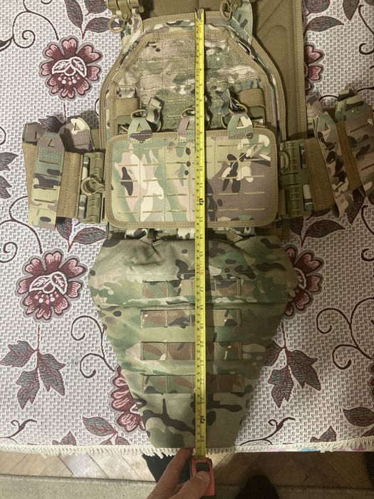 Plate carrier + protectie inghinala