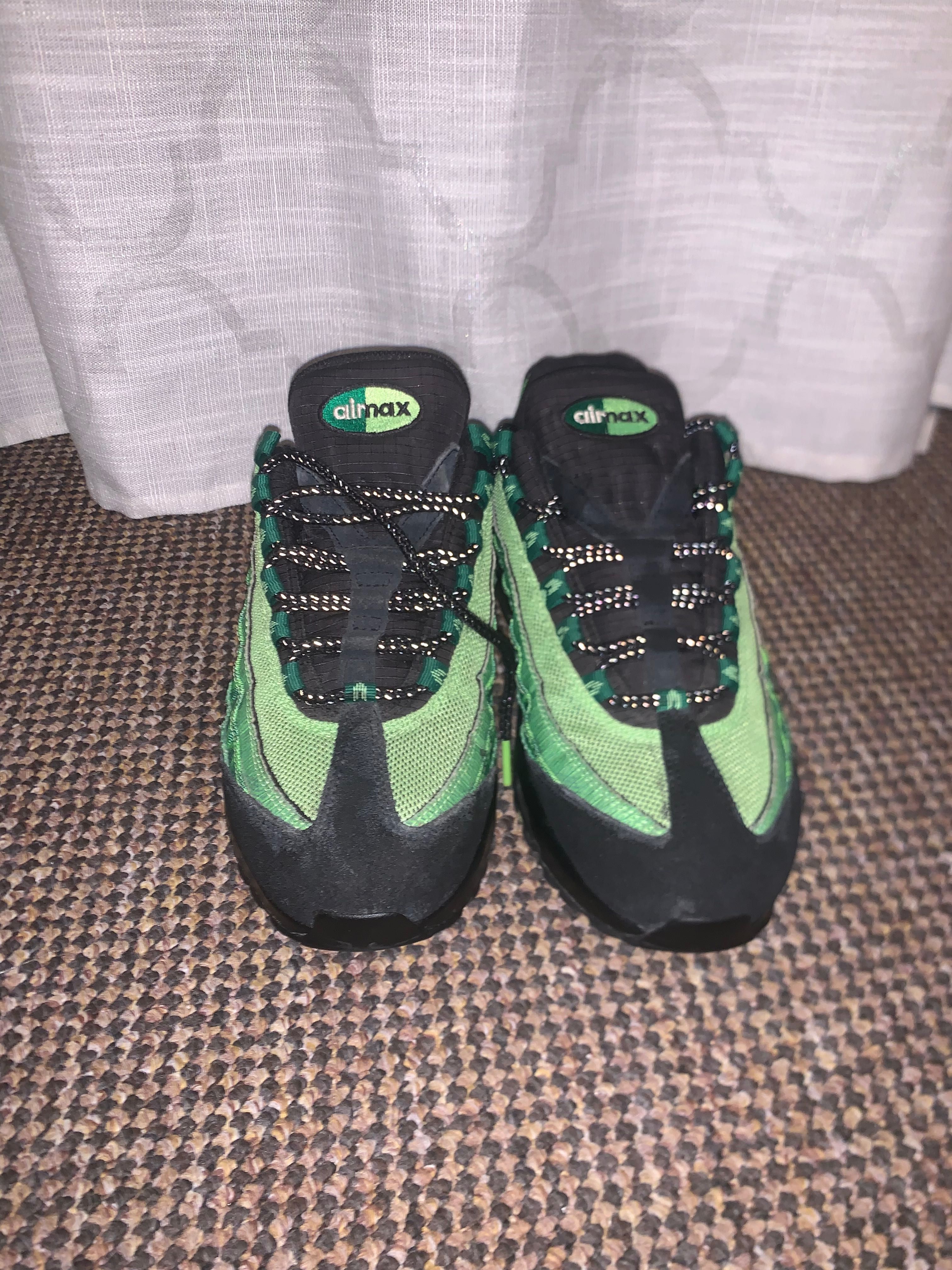 Nike tn negru cu verde