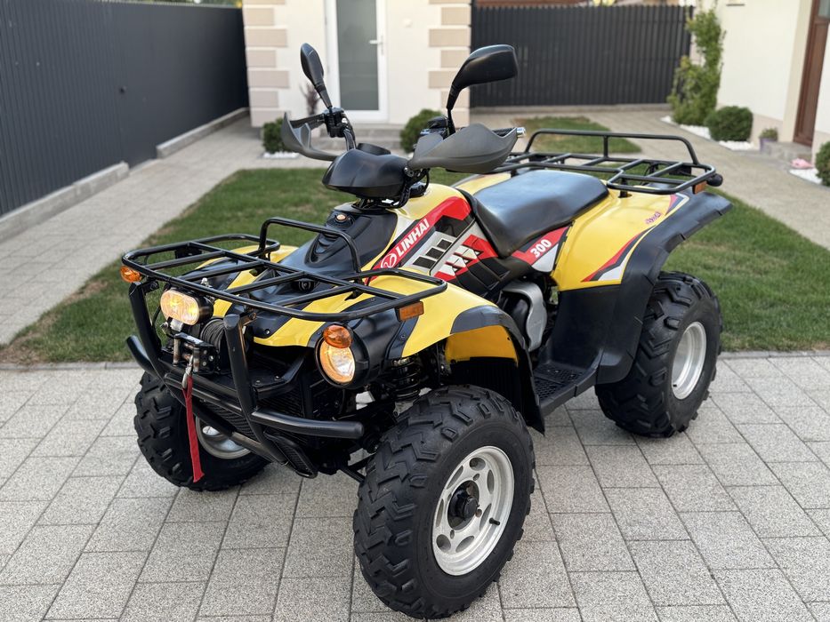 Atv Linhai 300 Worker 4x4 la Maneta + Troliu (nu tgb cf moto yamaha