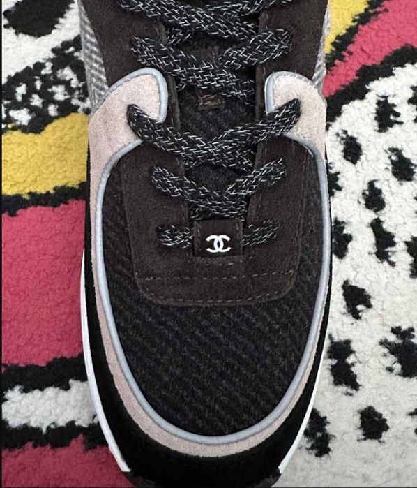 Chanel 2022 Interlocking CC Logo Athletic Sneakers
