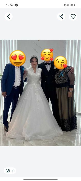 Свадебное платье королевское купила в торговом доме Даулет бутик Сабин