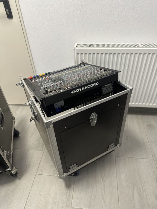 Rack/Case 10u + suport MIXER(dynacord xa 2,fbt,rcf,nexo,electro voice)