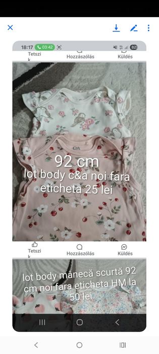 Vând hăinuțe copii