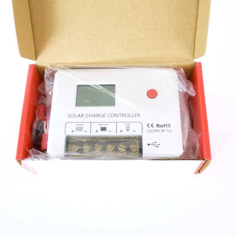 MPPT контролер и зарядно за батерии 12/24v 30A и 40A Чисто нов