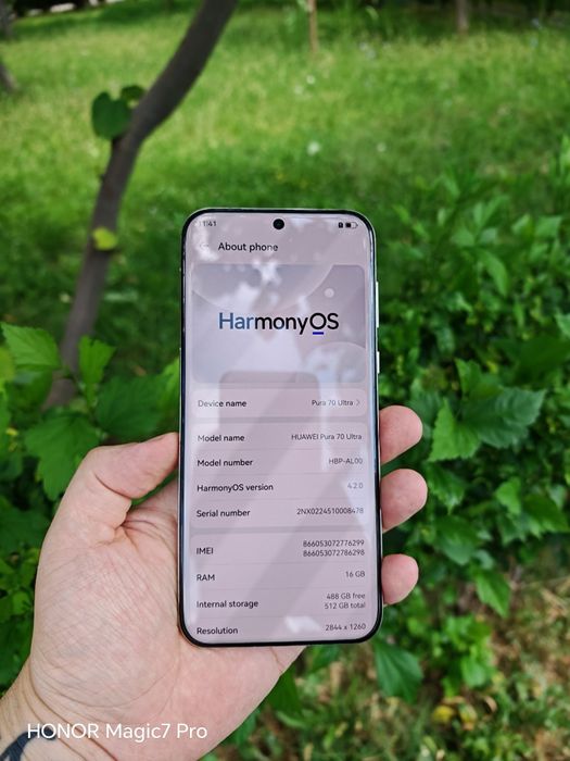 Huawei Pura 70 Ultra Green 16/512GB Stare foarte buna liber retea