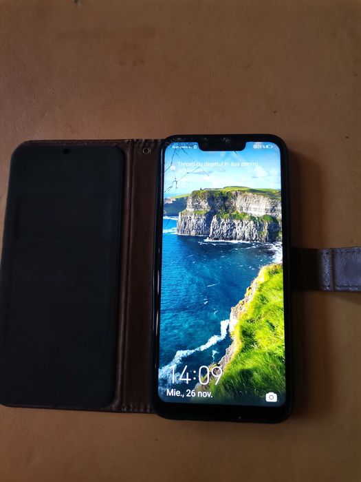 Huawei P20 Lite cu husă tip carte