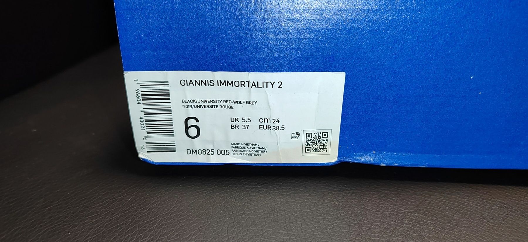 Nike Giannis Immortality 2, номер 38,5