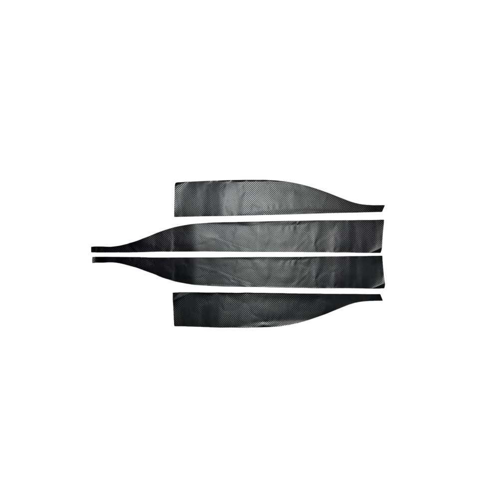 Abtibild bandou lateral pt Dacia Logan 3 negru mat texturatsau carbon