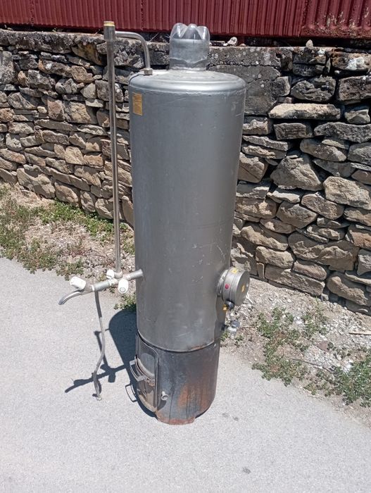 Комбиниран бойлер 80л на дърва и ток