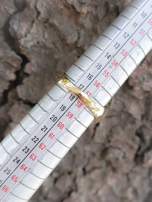 Inel din aur galben de 14K cu perlă naturală – mărimea 57 / 10,04 g