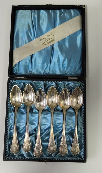 Set lingurițe din argint 800