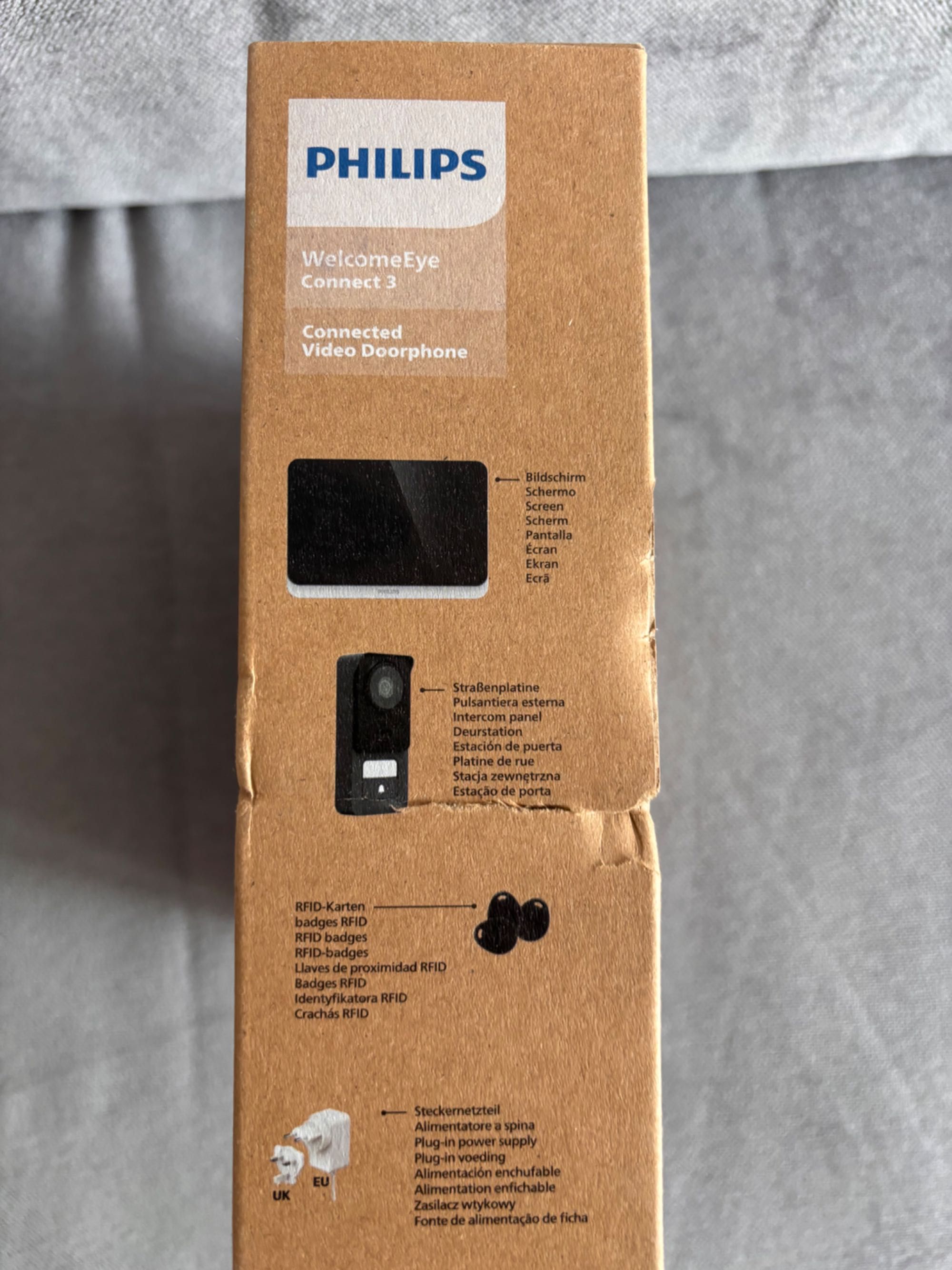 Videointerfon philips welcome eye Connect 3 sigilat