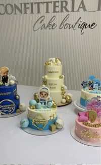 Торты Алматы, торты на заказ Алматы, свадебные торты