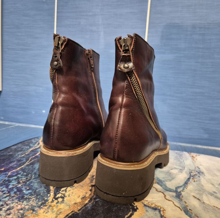 Cizme noi din piele, îmblănite,  37