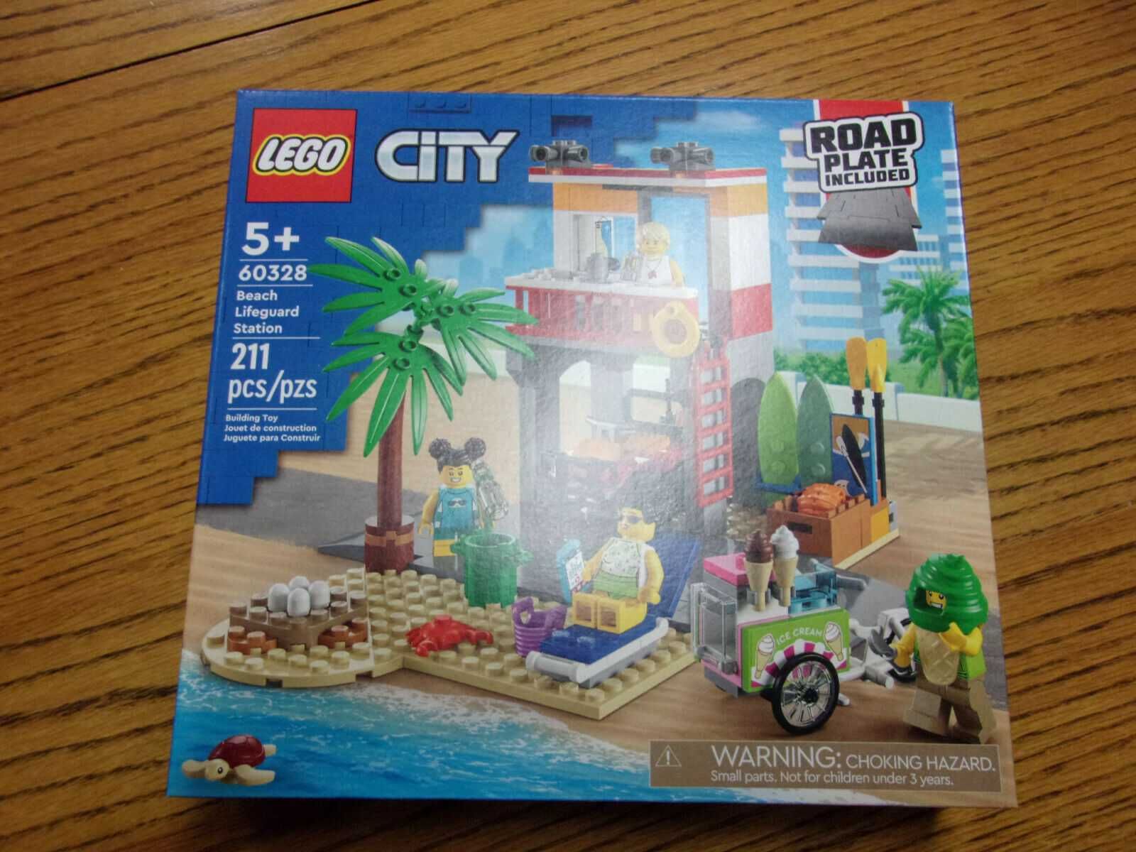 Конструктор LEGO City 60328 Чисто Нов Спасителна станция на плажа