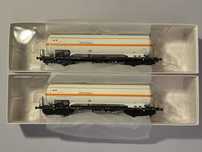 Set vagoane cisterna Zagkks "CAROM" numere diferite
