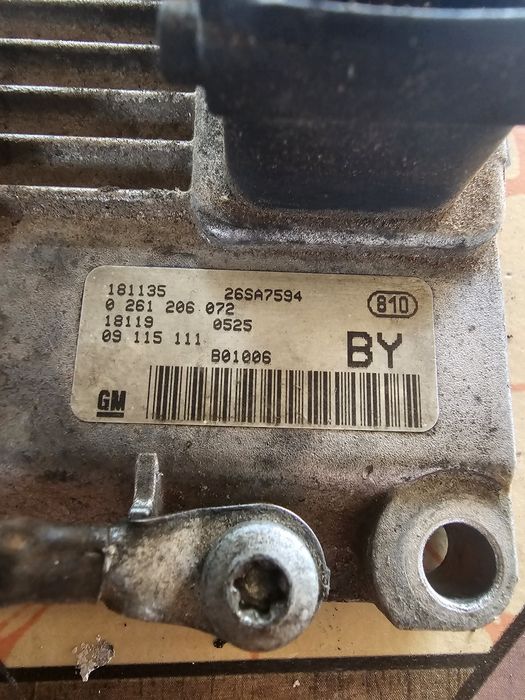 Calculator motor ECU, cod 26SA7594, 0261206072, Opel Corsa C