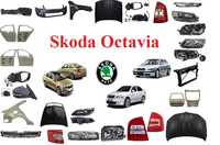 Кузовные детали, капот фара бампер решетка Skoda Octavia