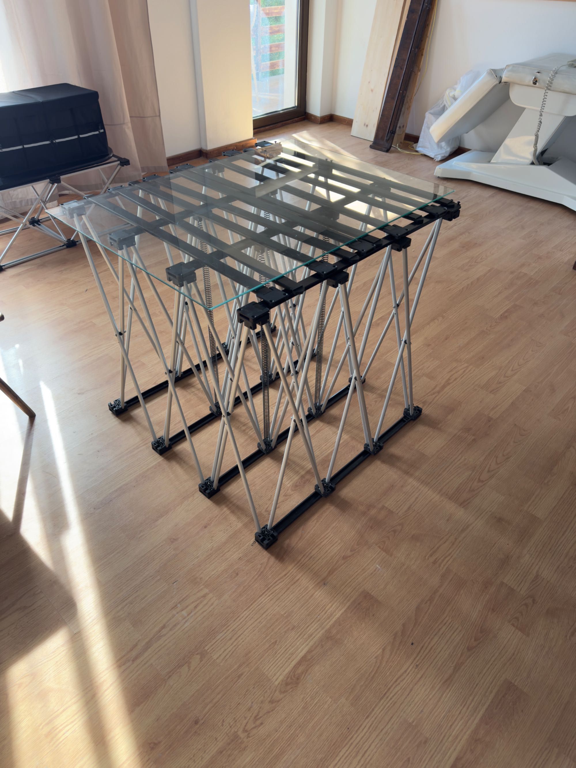 masă pliabilă DJ din aluminiu și masă de cafea pliabilă
