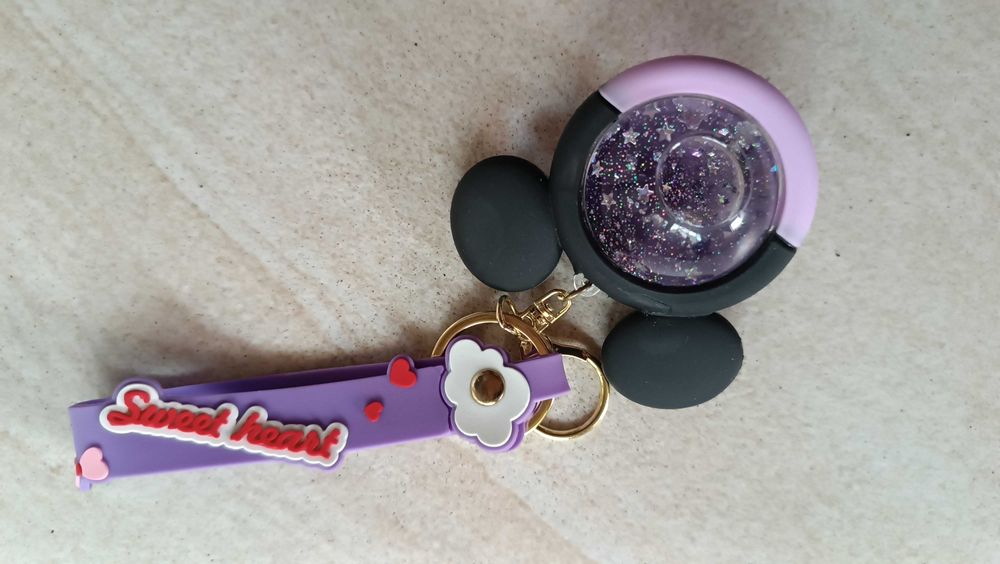 ключодържател Minnie Mouse с течност и звезден прах Мини Маус