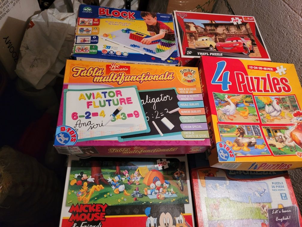 Jocuri  /puzzle-uri educative pt copii