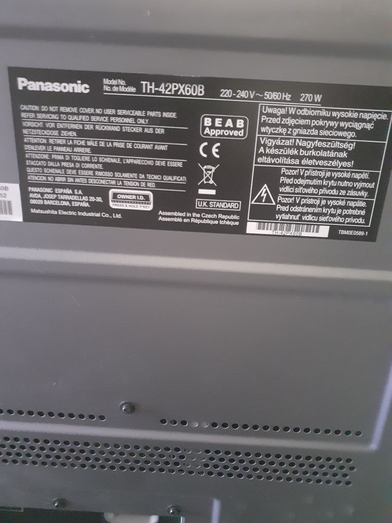 Vand plazma Panasonic