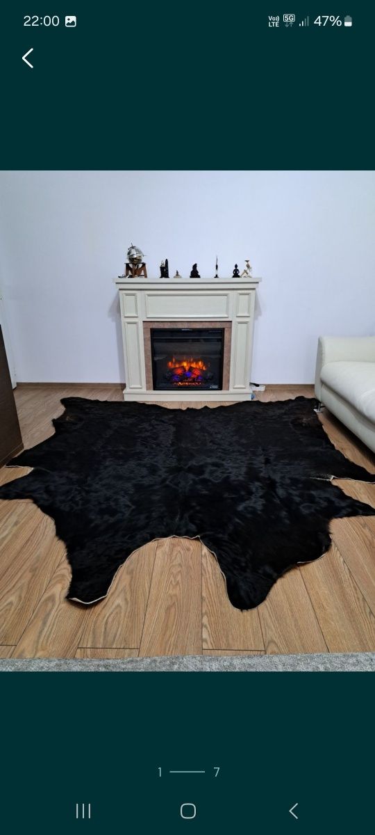 Piele decor perete/ living