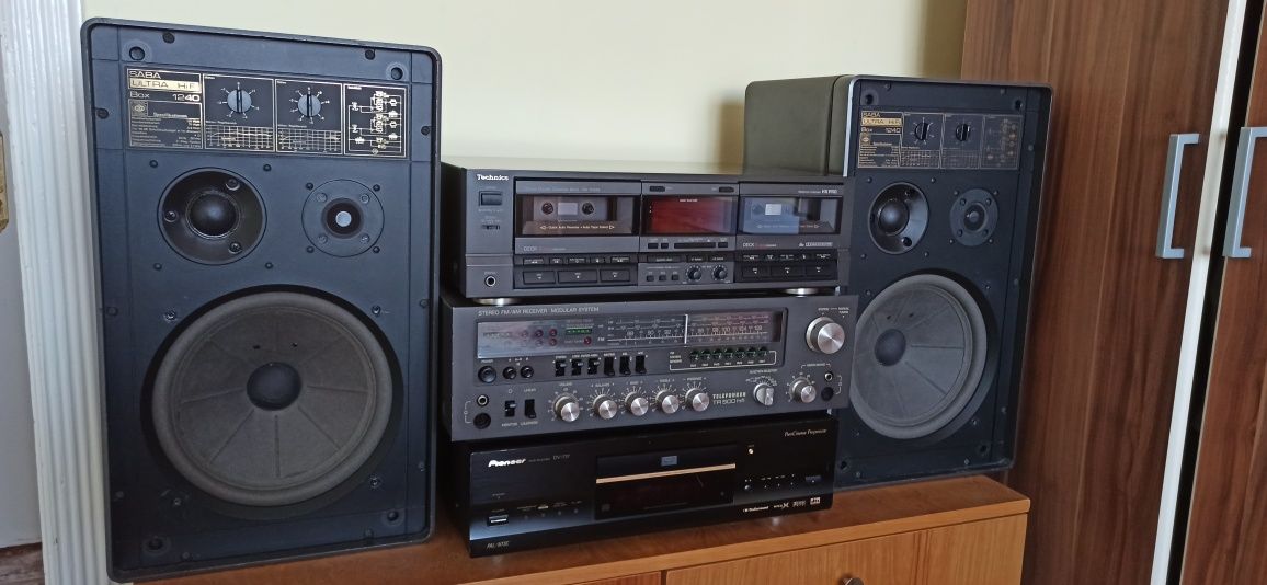 Vând linie audio Technics/Telefunken/Pioneer