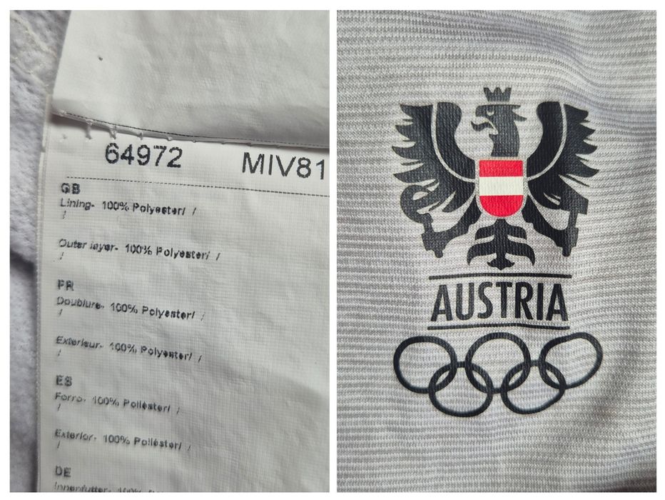 Bluză Sport Exclusivistă Millet | Echipament Austria (Olimpiadă) - S
