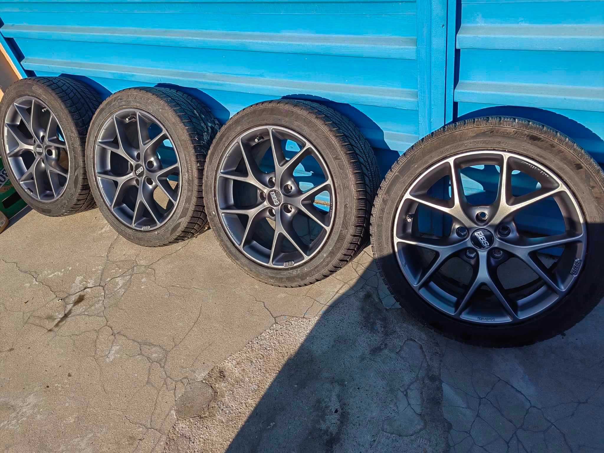 Roti jante BBS cu anvelope iarnă 5x112 R17