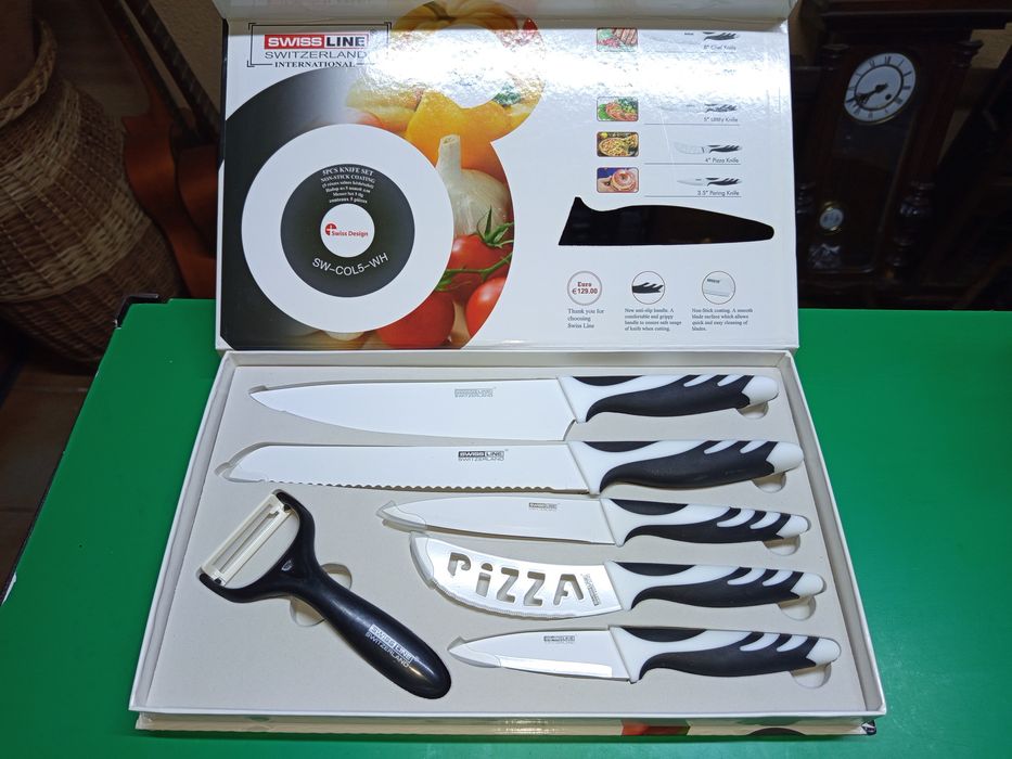 Set cuțite bucătărie Swiss Line noi la cutie
