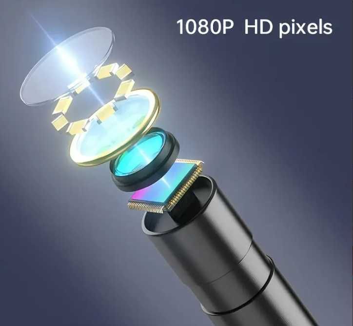 Професионален Ендоскоп Камера 4.3" HD дисплей 1, 5, 10, 20 и 30м сонда