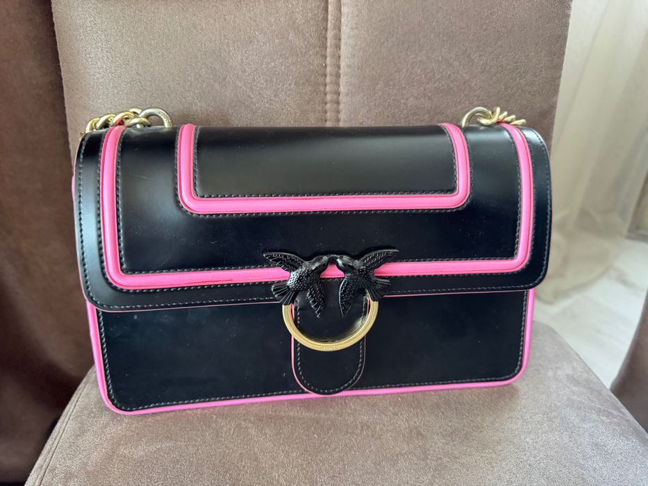 Чанта Pinko Black Pink